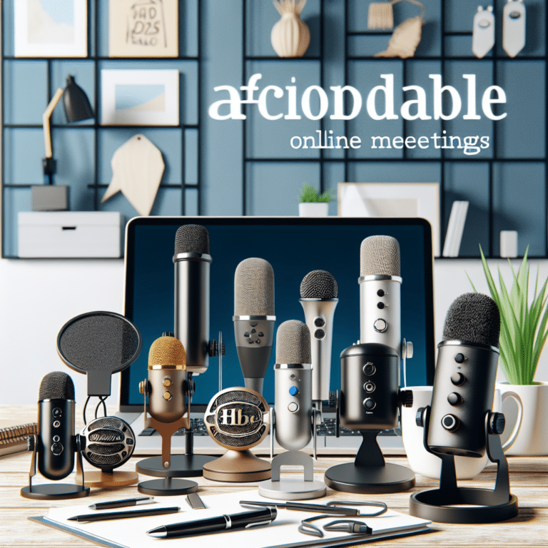 Quality Sounds on A Budget: Affordable Microphones for Online Meetings